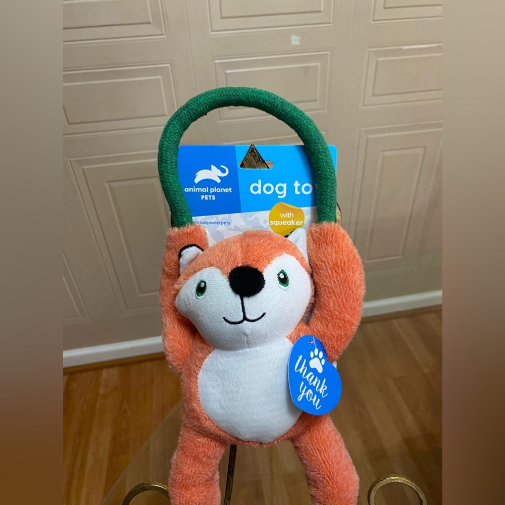 - Animal Planet. Plush  Rope With Squeaker. - Picture 2 of 7